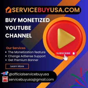 BUY MONETIZED YOUTUBE CHANNEL